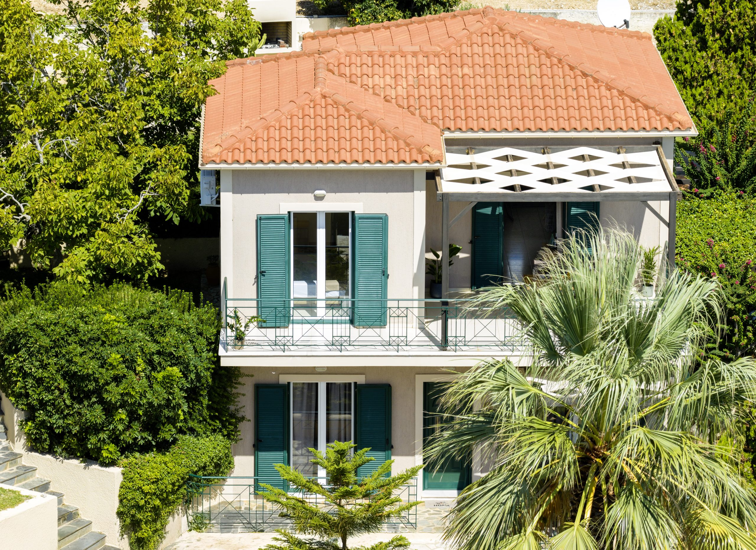 Oneira Villas - Villa Oneiro & Dione - Balcony from outside - Kefalonia